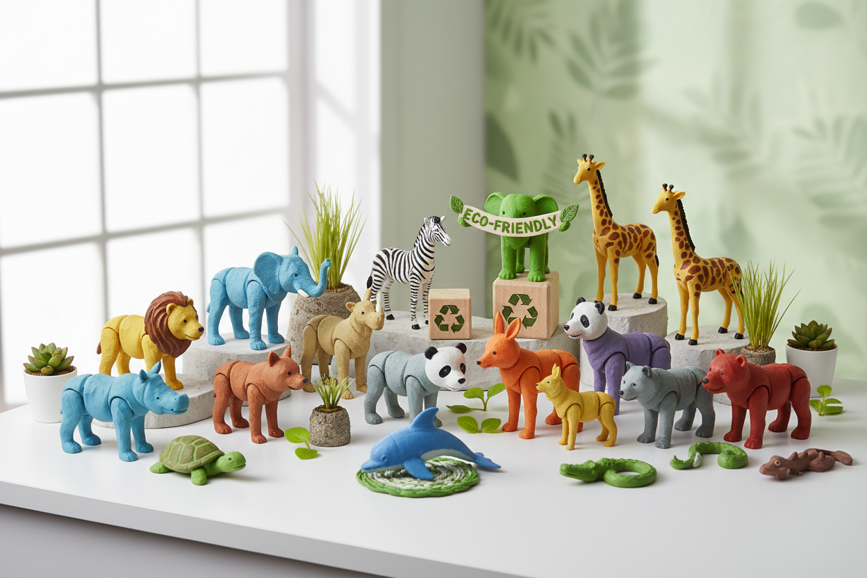 Conoce las figuras articuladas ECO PREMIUM de Ziggys: 19 animales, 0 plástico convencional