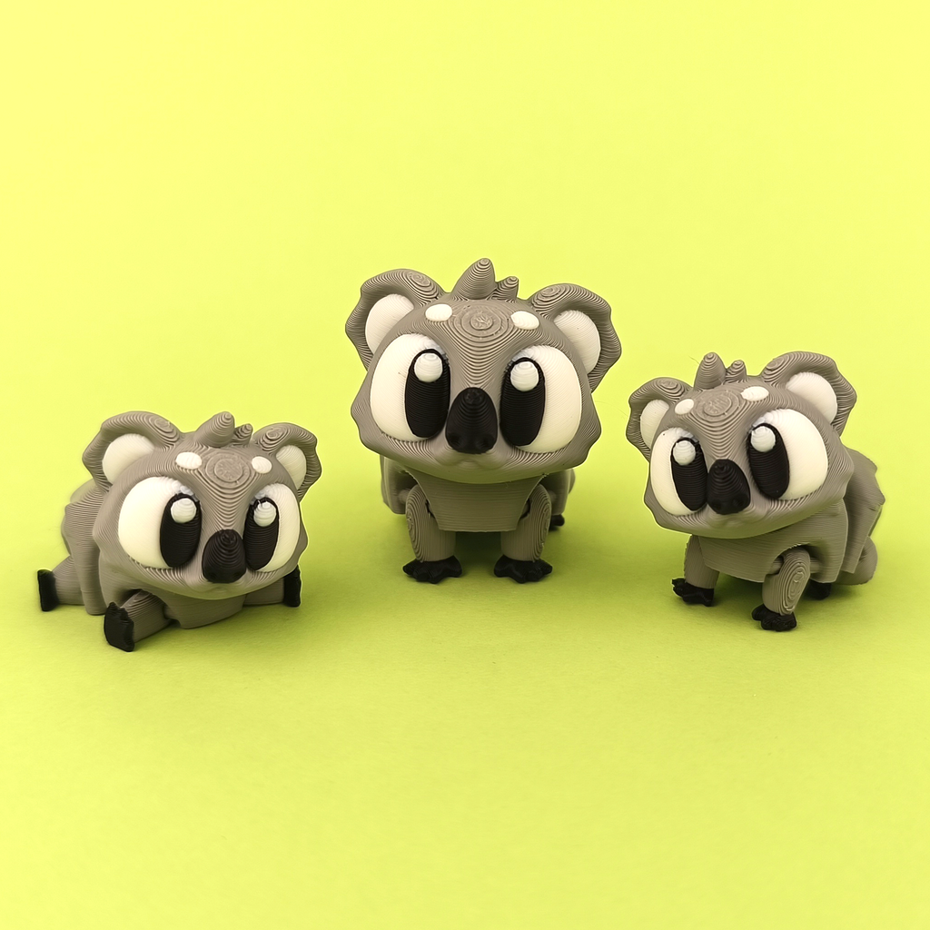 Koala Articulado Eco-Friendly Premium | Figura Coleccionable Biodegradable | Ziggys