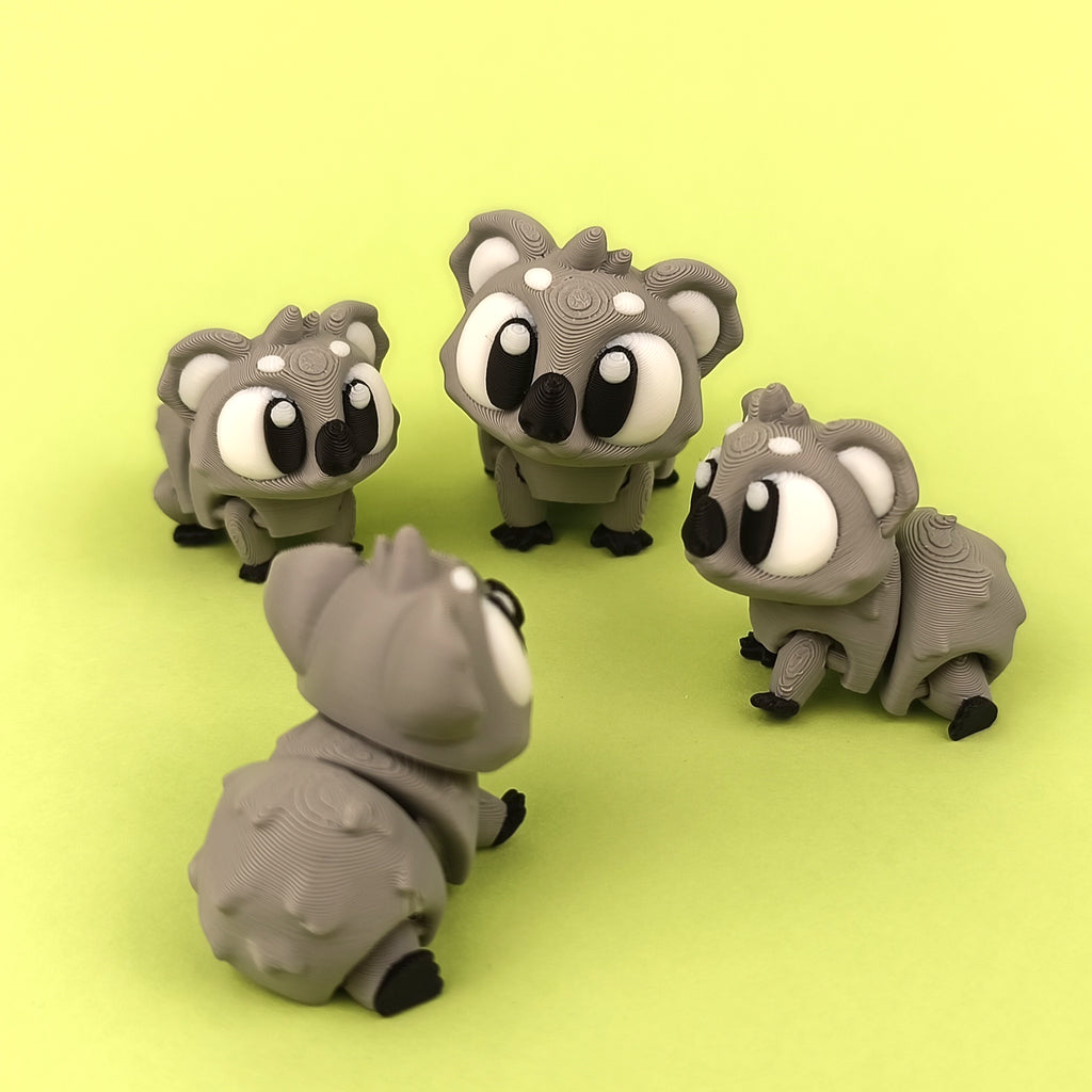 Koala Articulado Eco-Friendly Premium | Figura Coleccionable Biodegradable | Ziggys
