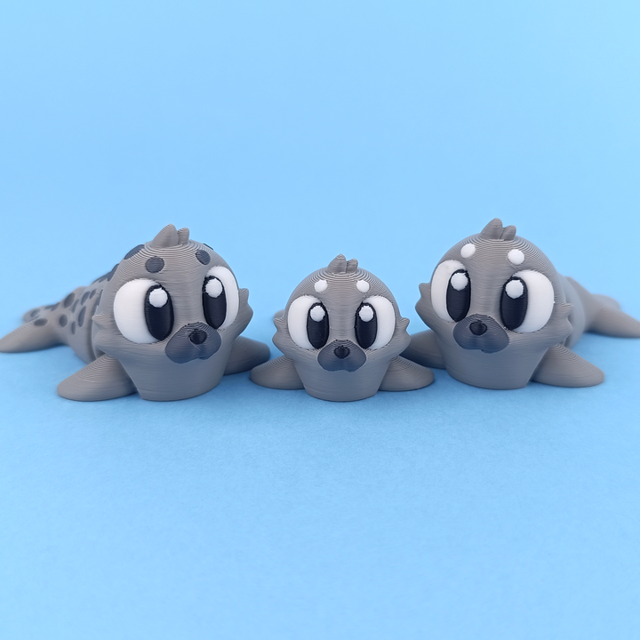 Foca Articulada Eco-Friendly Premium | Figura Coleccionable Biodegradable | Ziggys