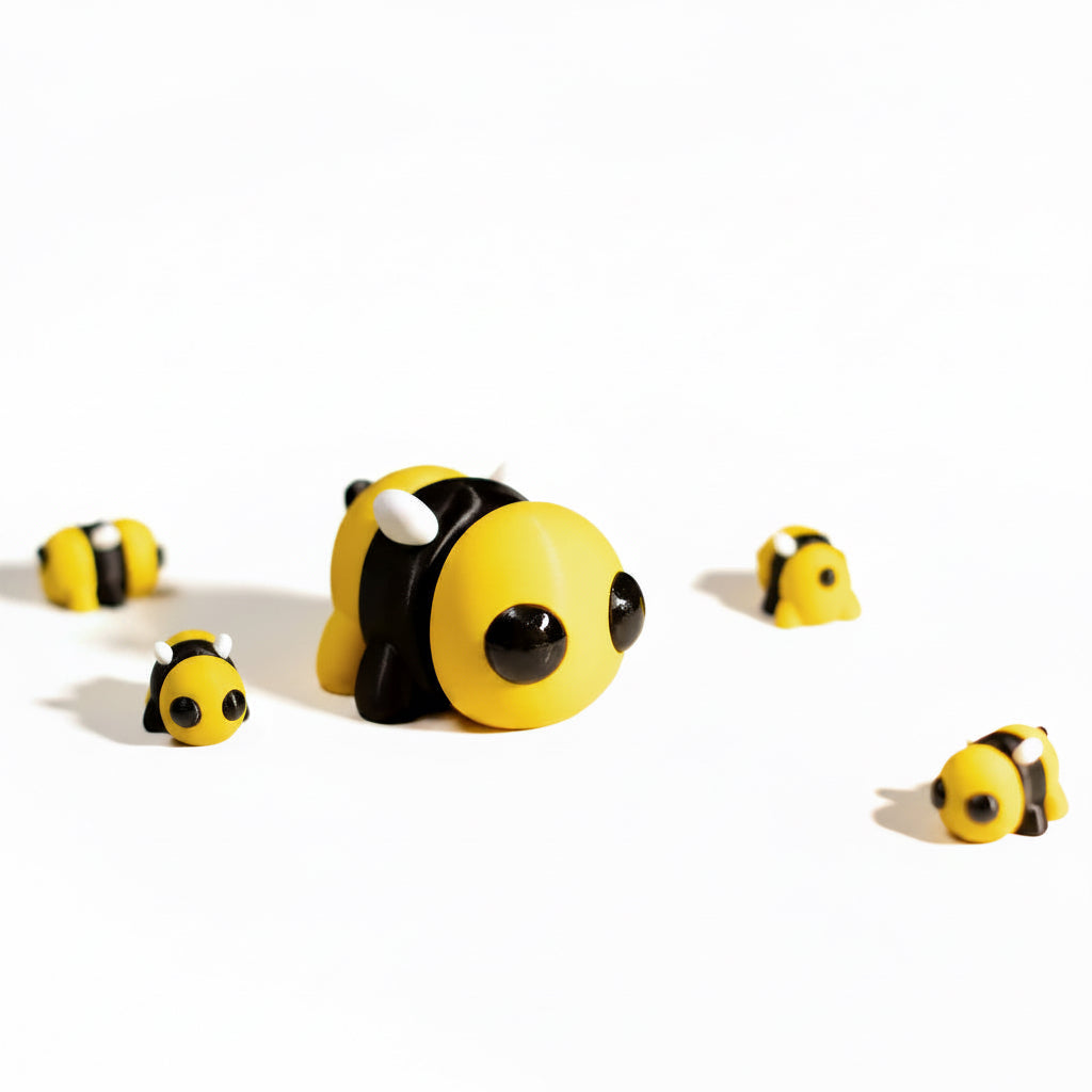 Abeja articulada eco-friendly impresa en 3D | ZIGGYS