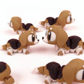 Beagle Articulado Eco-Friendly Premium | Figura Coleccionable Biodegradable | Ziggys