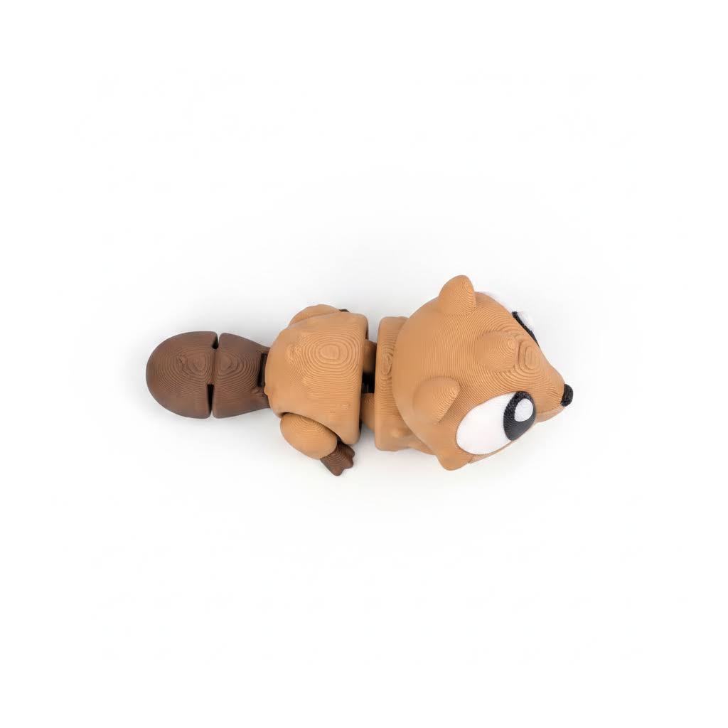 Castor Articulado Eco-Friendly Ziggys — figura coleccionable biodegradable
