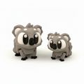 Koala Articulado Eco-Friendly Premium | Figura Coleccionable Biodegradable | Ziggys
