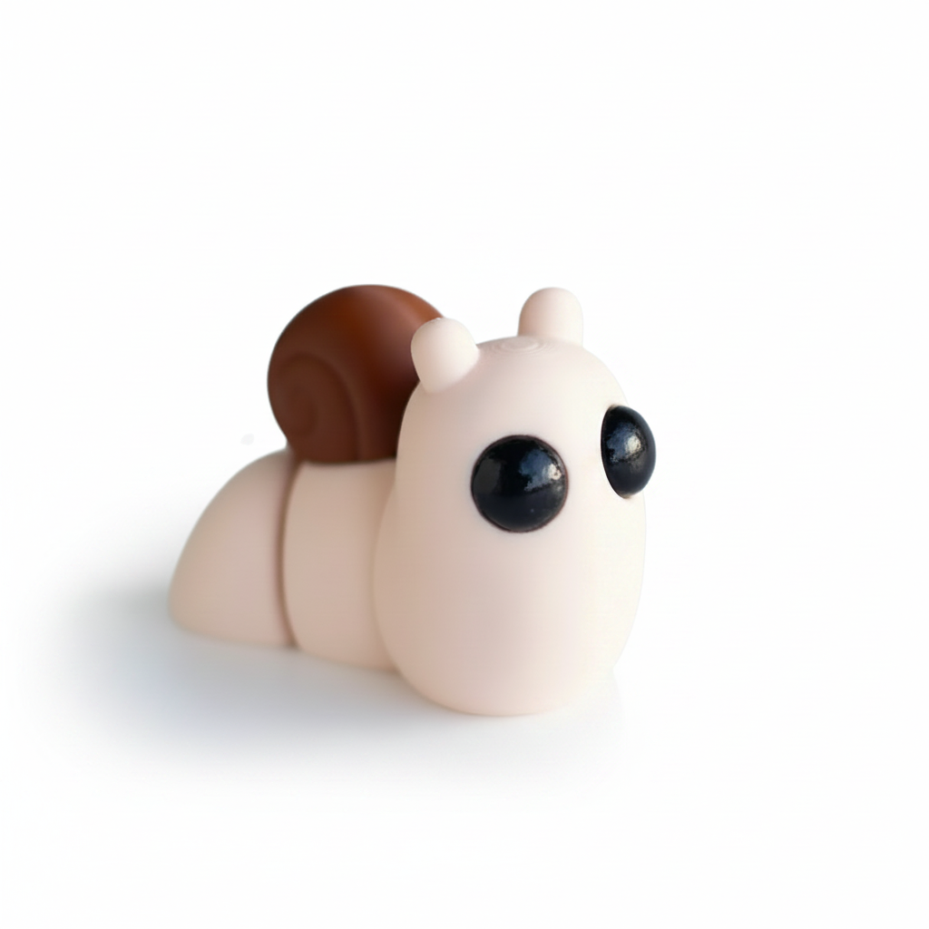 Caracol articulado eco-friendly impreso en 3D | ZIGGYS