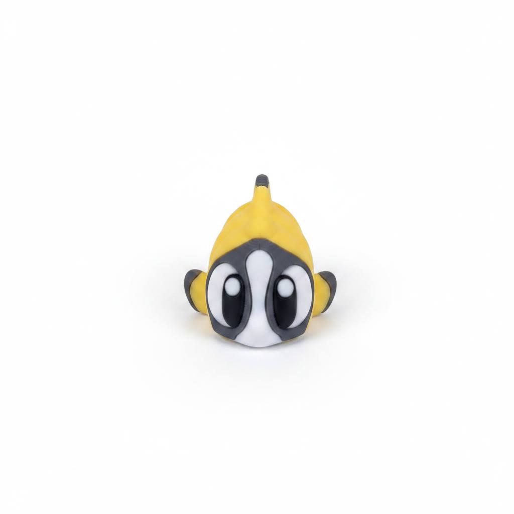 Pez tropical articulado eco-friendly premium Ziggys — figura coleccionable biodegradable