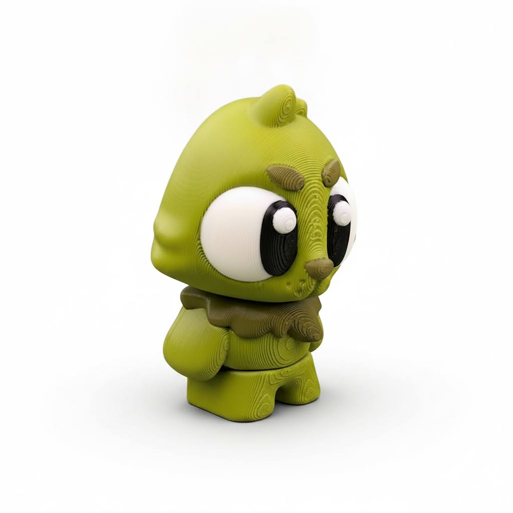 Grinch articulado eco-friendly premium Ziggys — figura coleccionable biodegradable