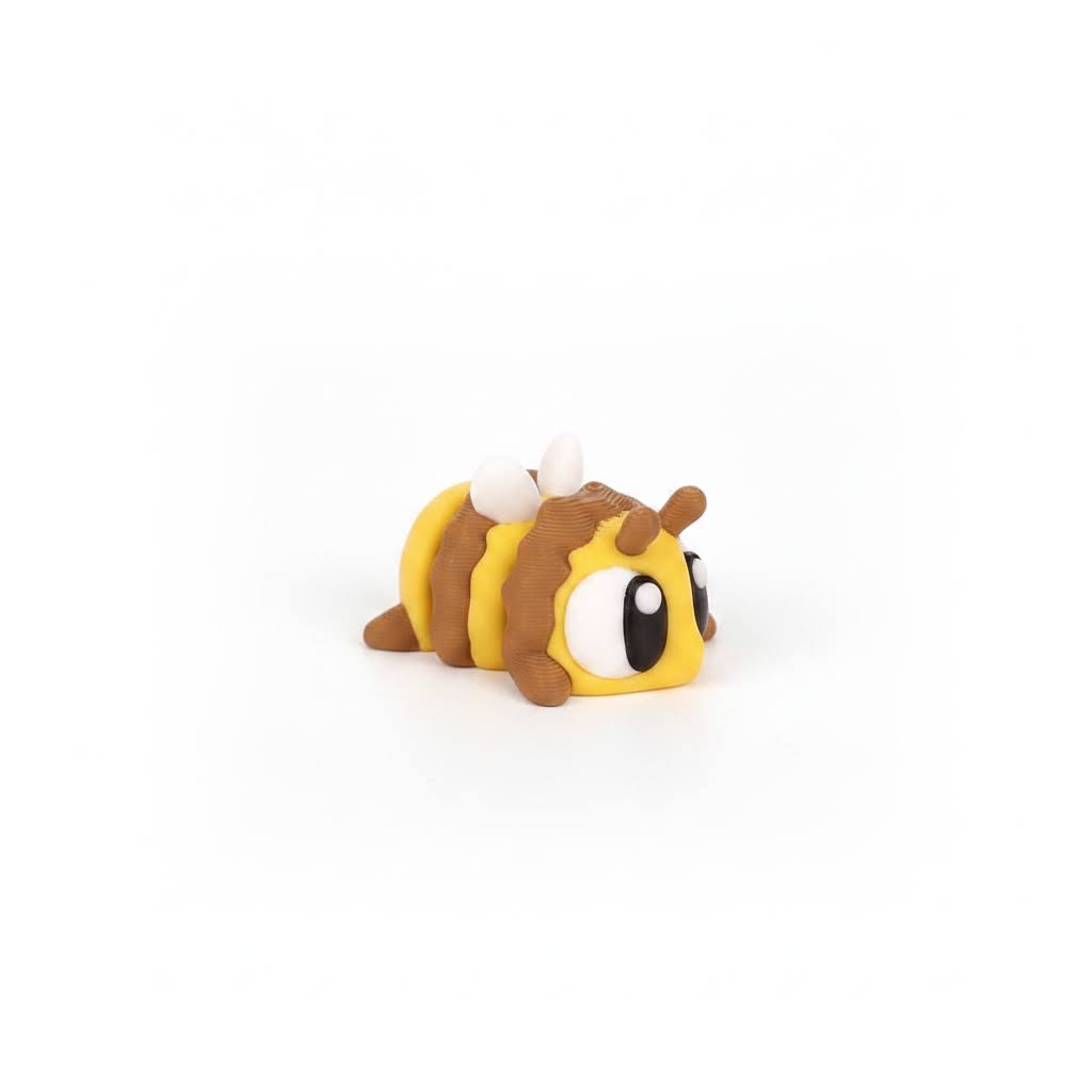 Abeja articulada eco-friendly premium Ziggys — figura coleccionable biodegradable
