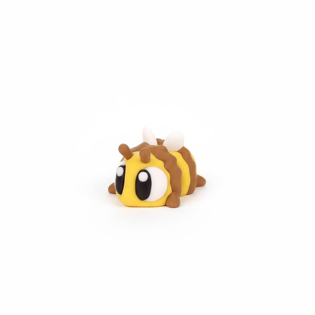Abeja articulada eco-friendly premium Ziggys — figura coleccionable biodegradable