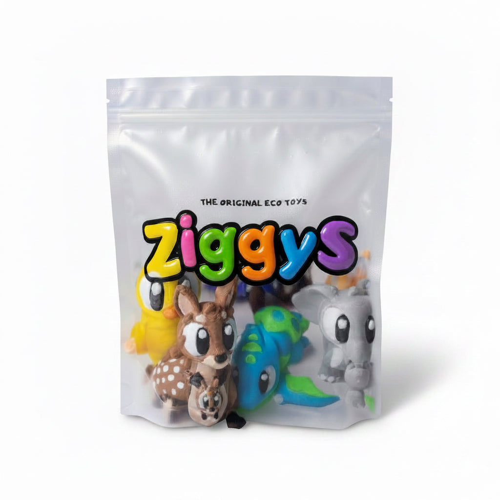 Ziggys Mini Premium | Figura Articulada Eco-Friendly Coleccionable Biodegradable