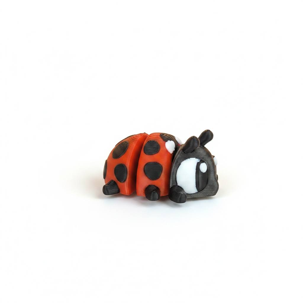 Mariquita Articulada Eco-Friendly Ziggys — figura coleccionable biodegradable
