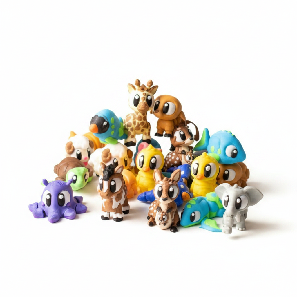 Caja sorpresa Ziggys | figura articulada eco-friendly biodegradable | ZIGGYS
