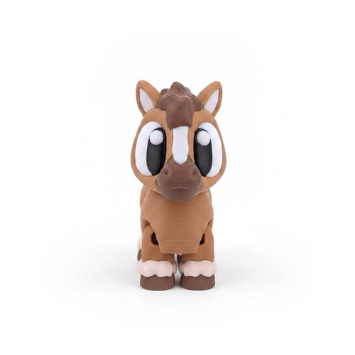 Caballo articulado eco-friendly premium Ziggys — figura coleccionable biodegradable