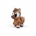 Caballo articulado eco-friendly premium Ziggys — figura coleccionable biodegradable