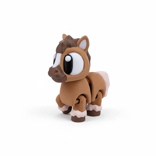 Caballo articulado eco-friendly premium Ziggys — figura coleccionable biodegradable