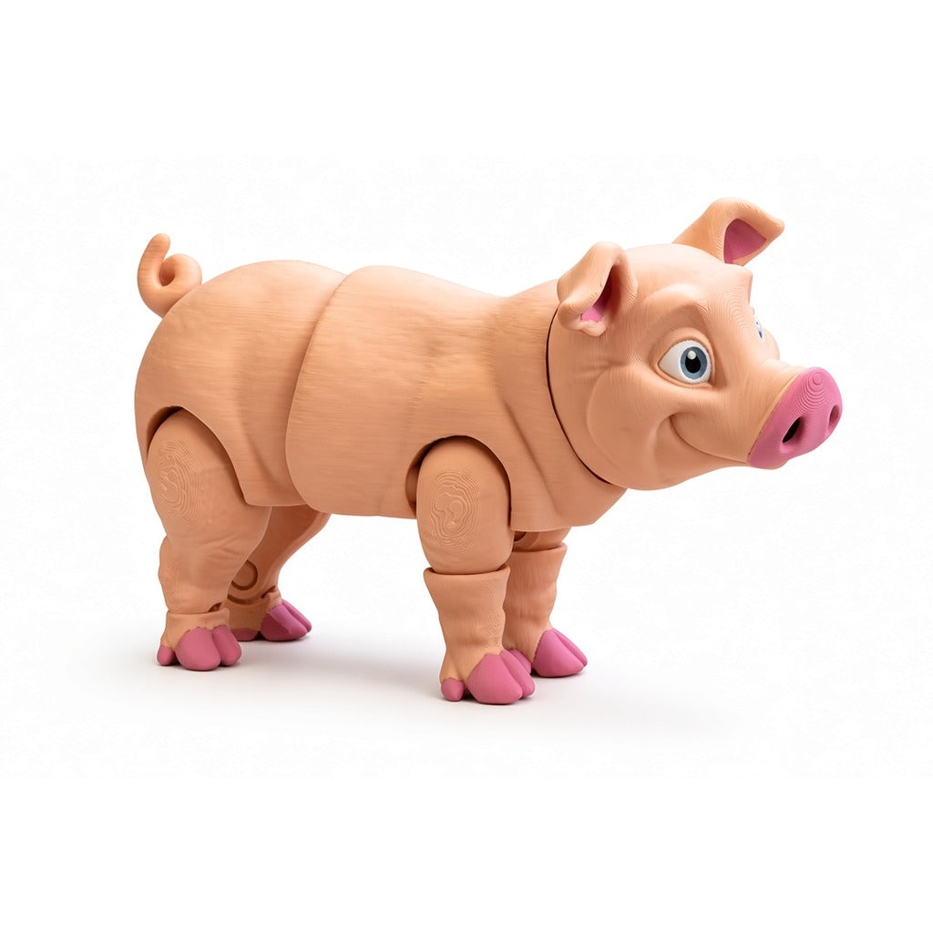 Cerdito articulado Eco-Premium XL Ziggys, vista lateral