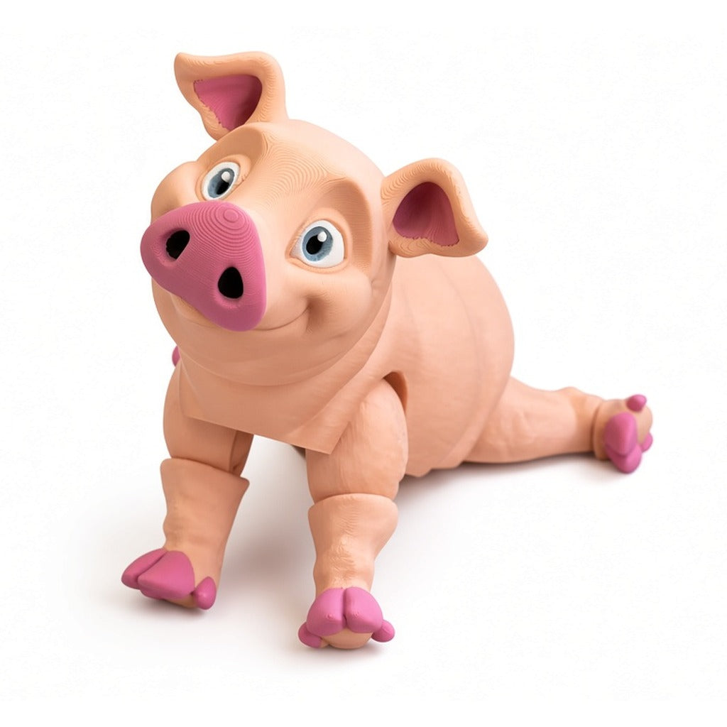 Cerdito articulado Eco-Premium XL Ziggys, vista frontal