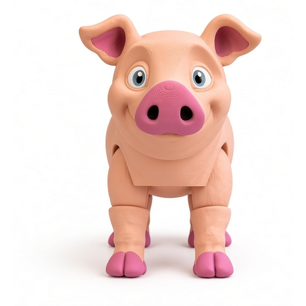 Cerdito articulado Eco-Premium XL Ziggys, frontal