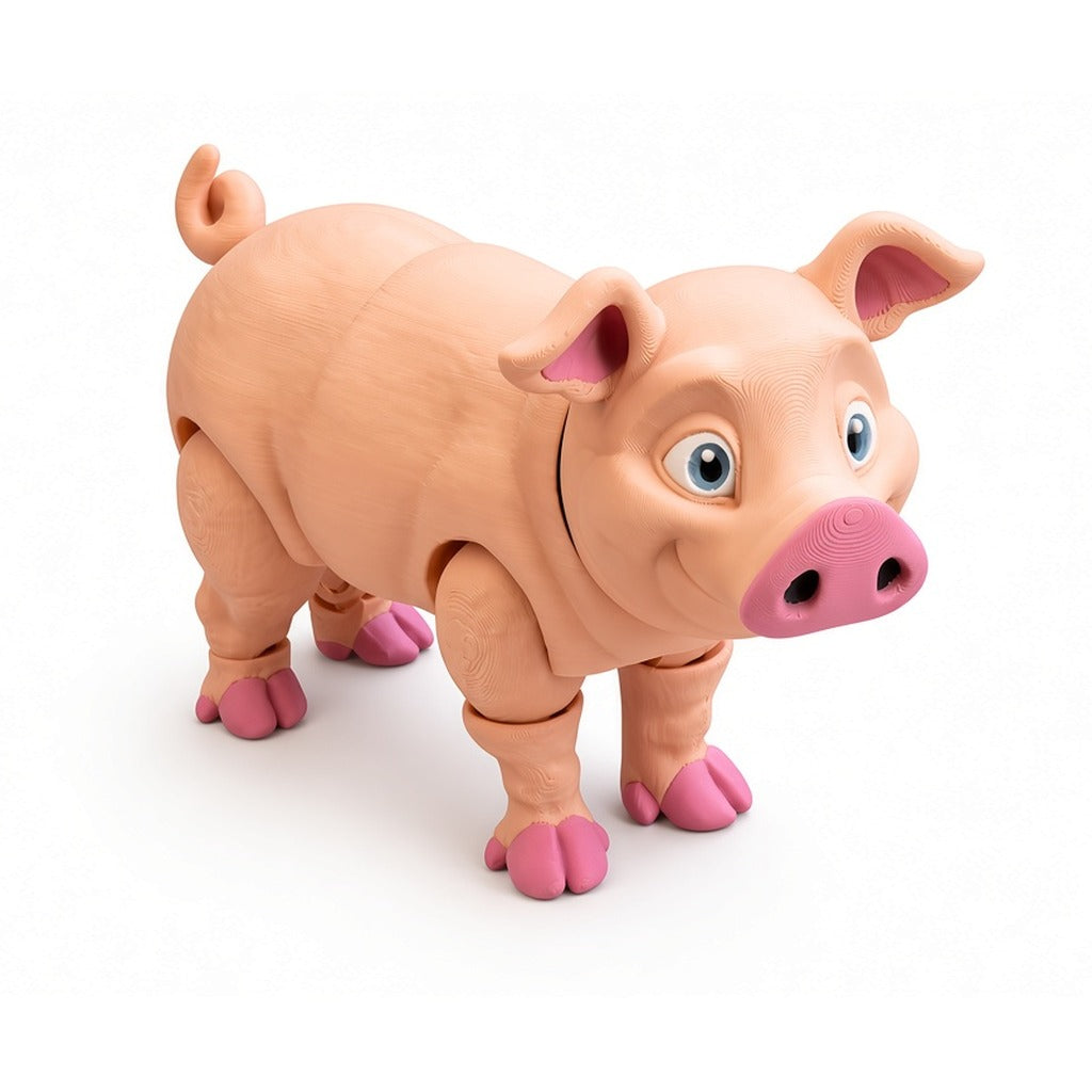 Cerdito articulado Eco-Premium XL Ziggys, cenital