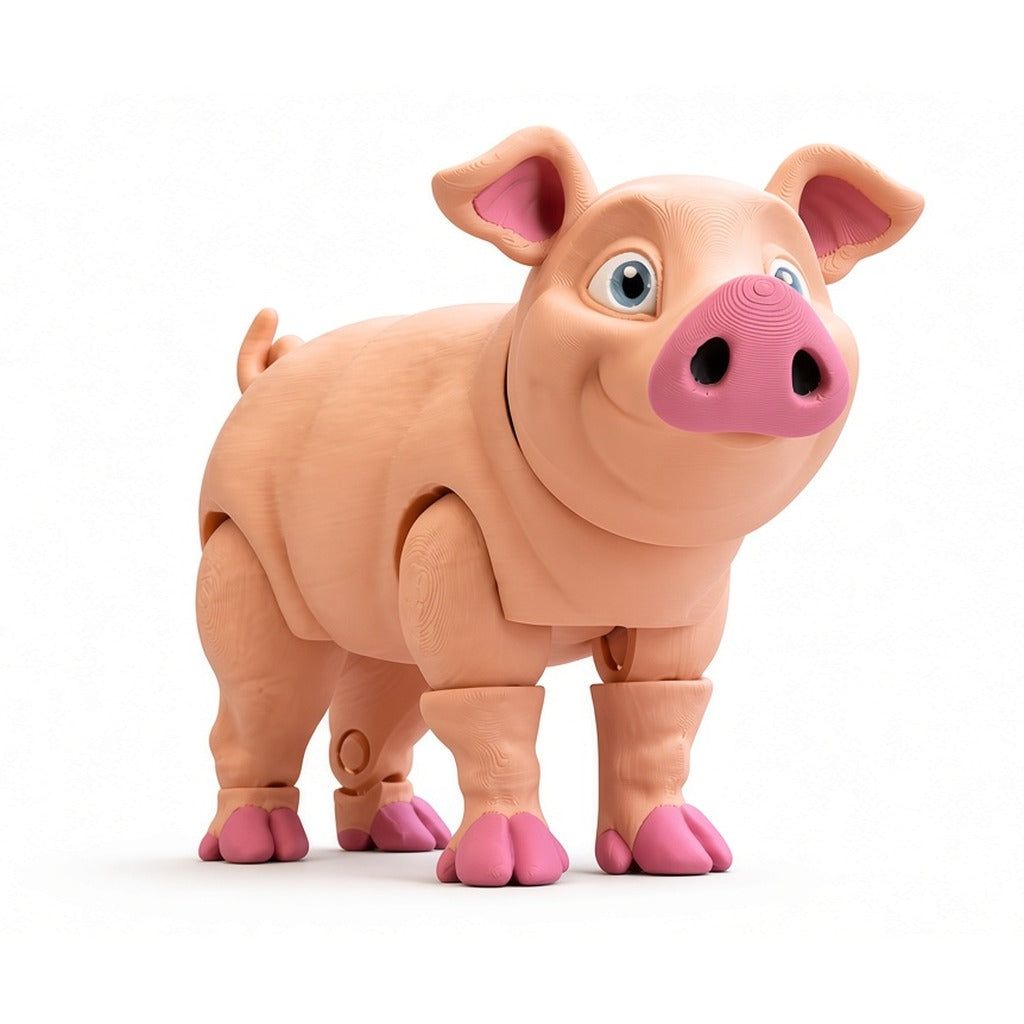 Cerdito articulado Eco-Premium XL Ziggys, contrapicado