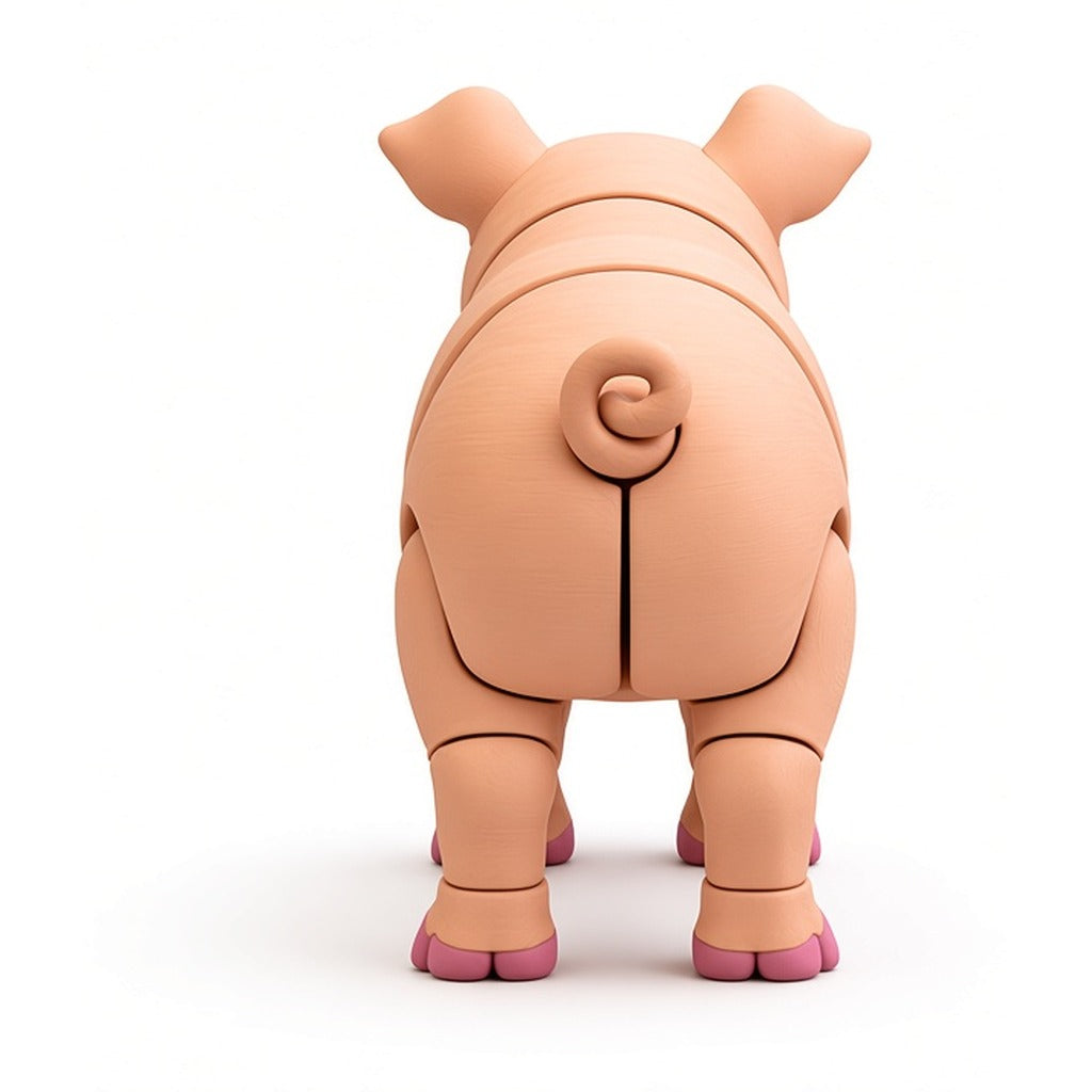 Cerdito articulado Eco-Premium XL Ziggys, espalda