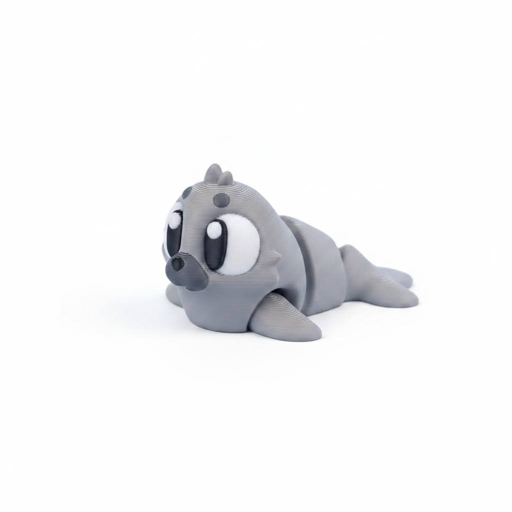 Foca Articulada Eco-Friendly Ziggys — figura coleccionable biodegradable
