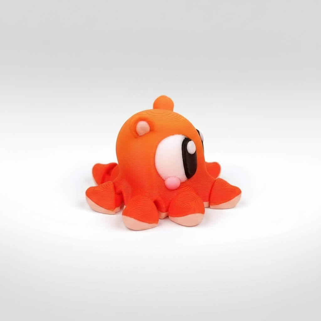 Pulpo Articulado Eco-Friendly Premium | Figura Coleccionable Biodegradable | Ziggys