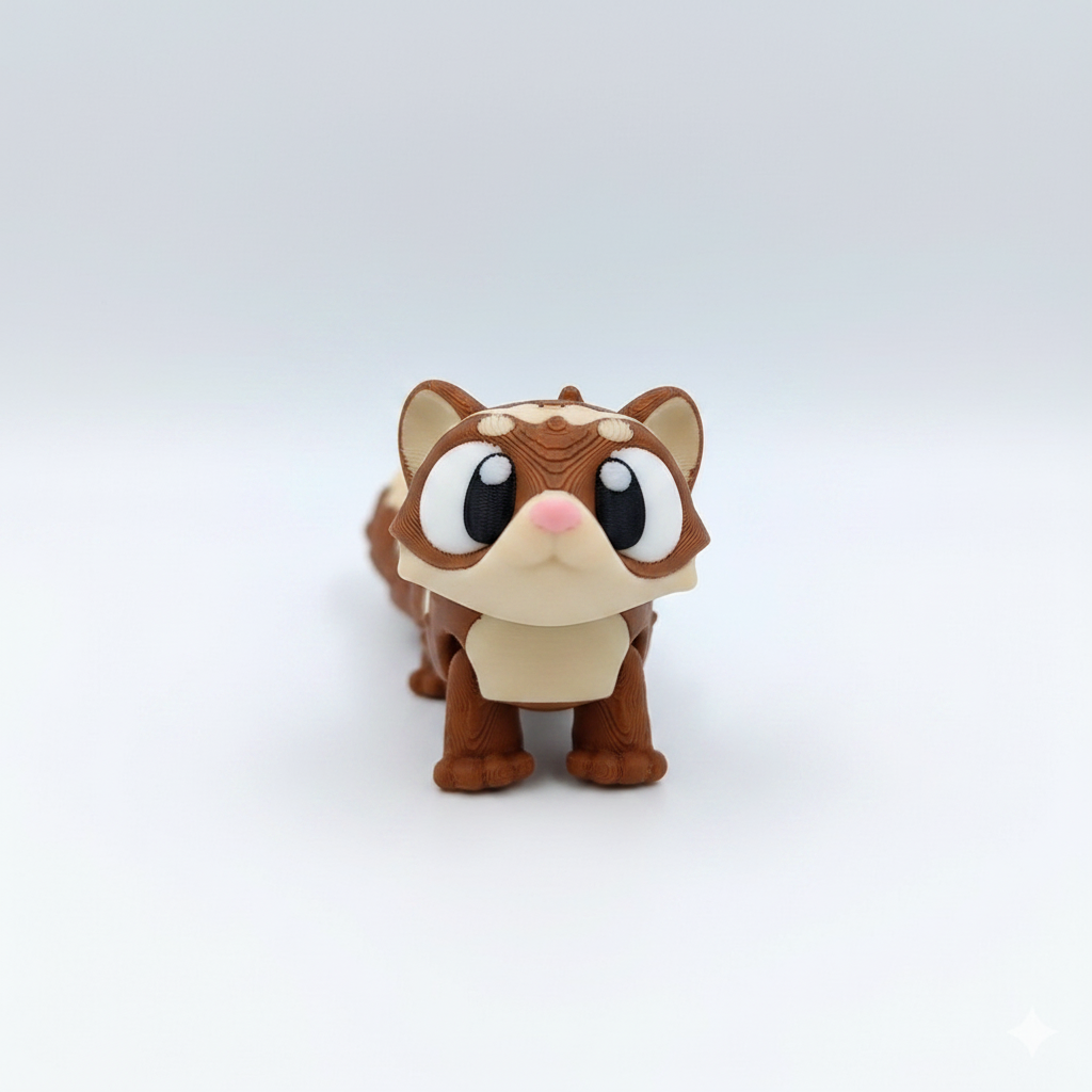 Hurón Articulado Eco-Friendly Premium | Figura Coleccionable Biodegradable | Ziggys