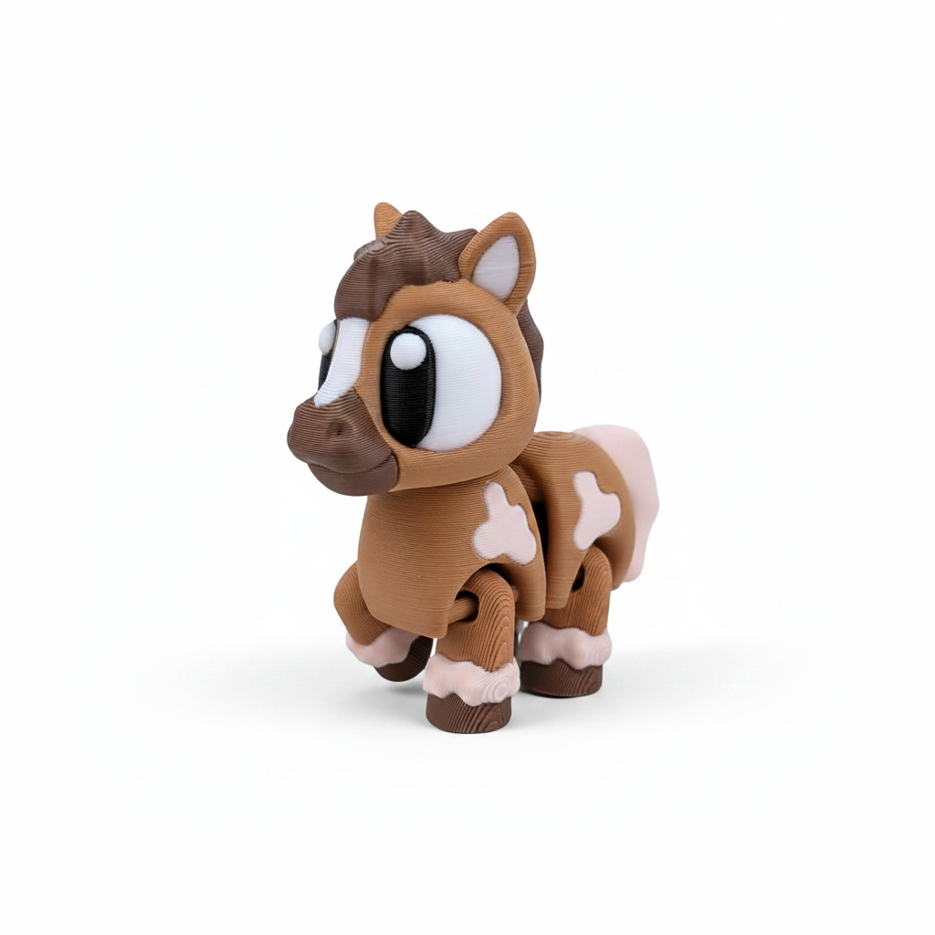 Caballo Articulado Eco-Friendly Premium | Figura Coleccionable Biodegradable | Ziggys