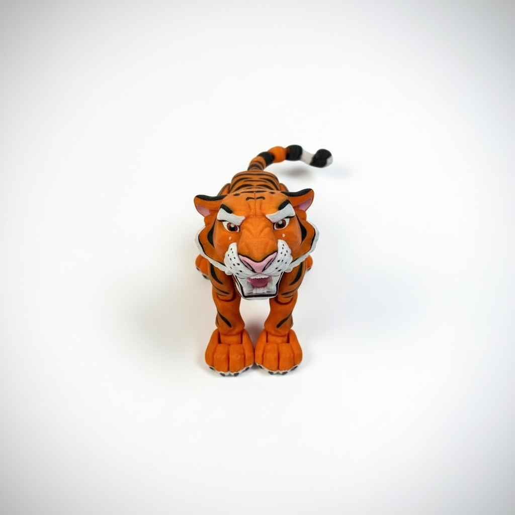 Tigre Articulado Realista Ziggys