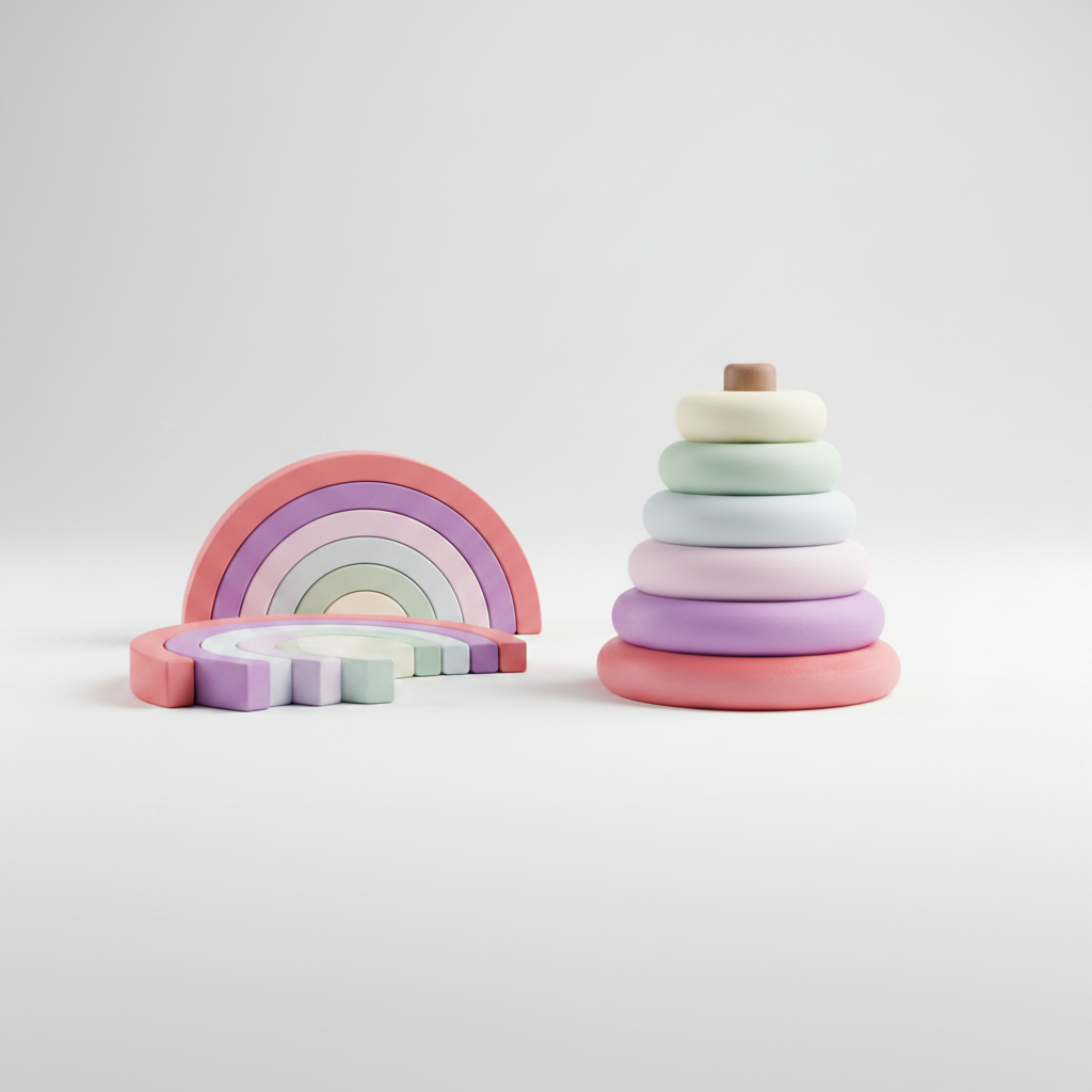 Set de Aprendizaje Montessori Eco-Pastel | 100% Biodegradable
