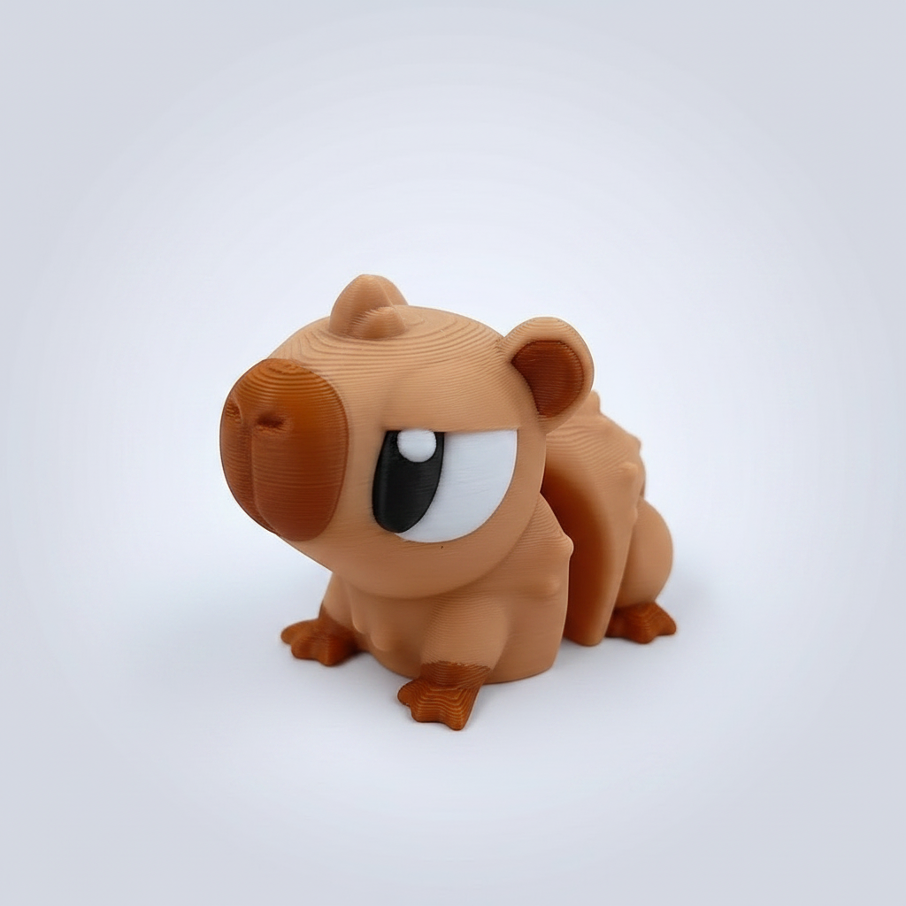 Capybara Articulada Eco-Friendly Premium | Figura Coleccionable Biodegradable | Ziggys