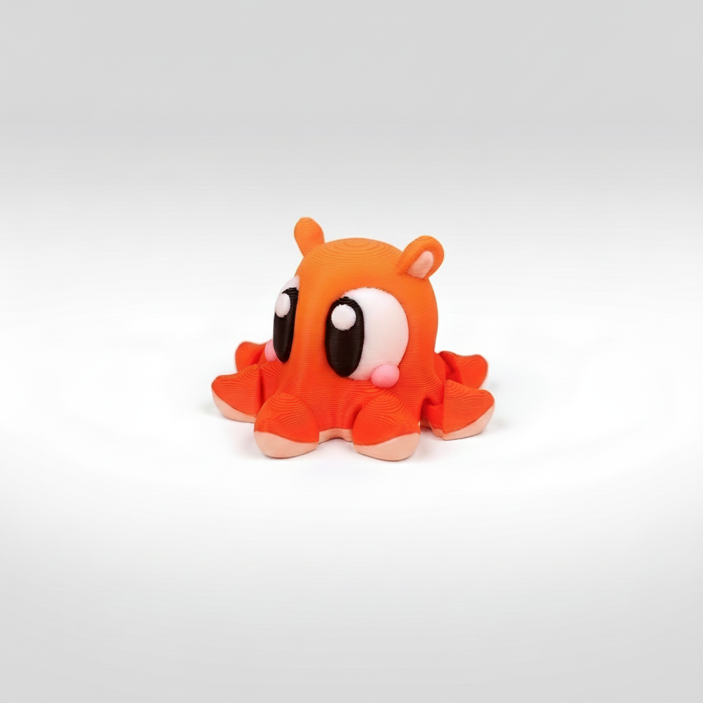 Pulpo Articulado Eco-Friendly Premium | Figura Coleccionable Biodegradable | Ziggys