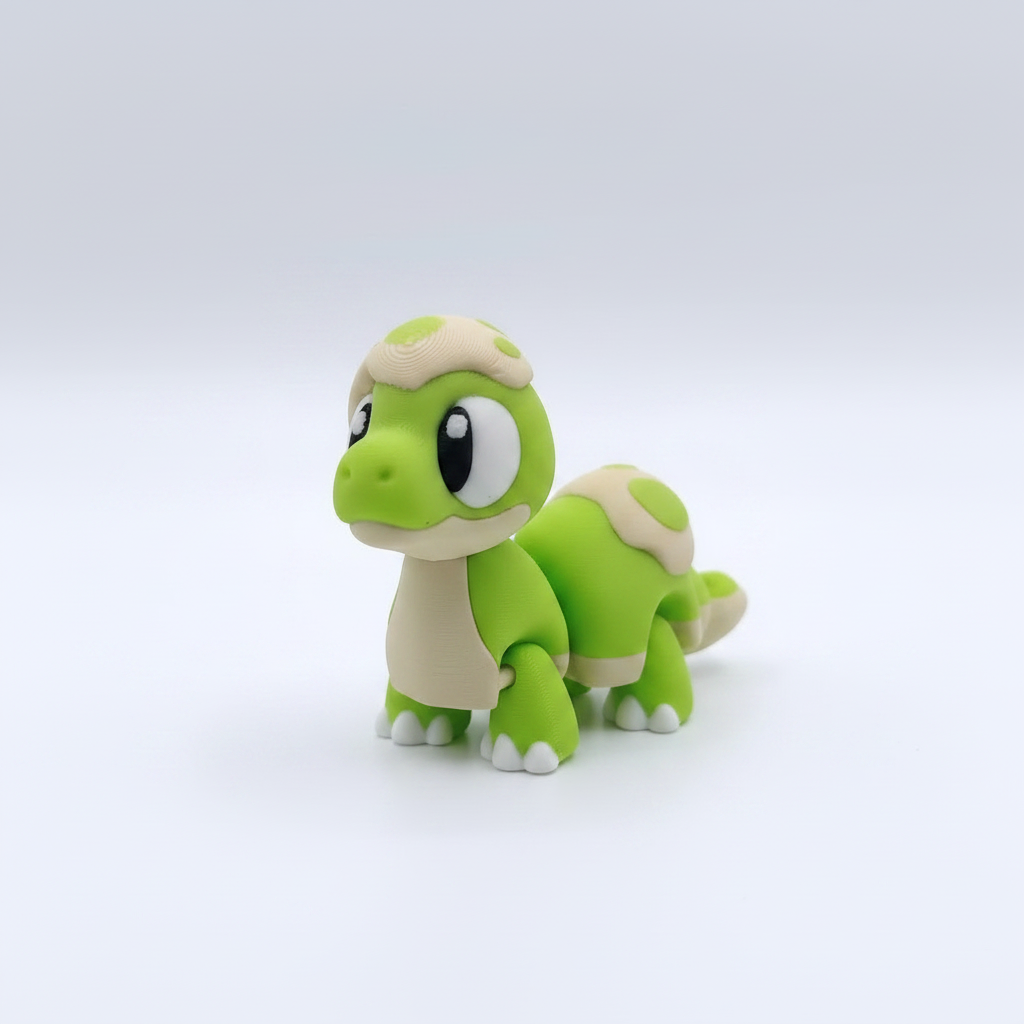 Dino Baby Articulado Eco-Friendly Premium | Figura Coleccionable Biodegradable | Ziggys