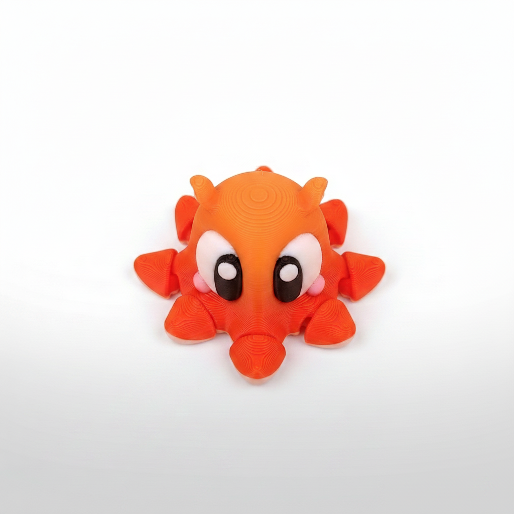 Pulpo Articulado Eco-Friendly Premium | Figura Coleccionable Biodegradable | Ziggys