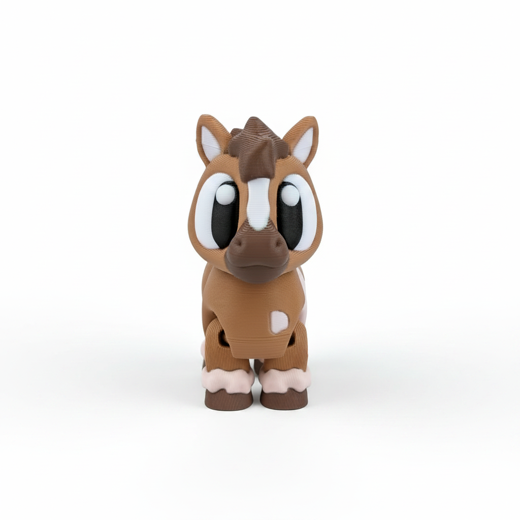Caballo Articulado Eco-Friendly Premium | Figura Coleccionable Biodegradable | Ziggys