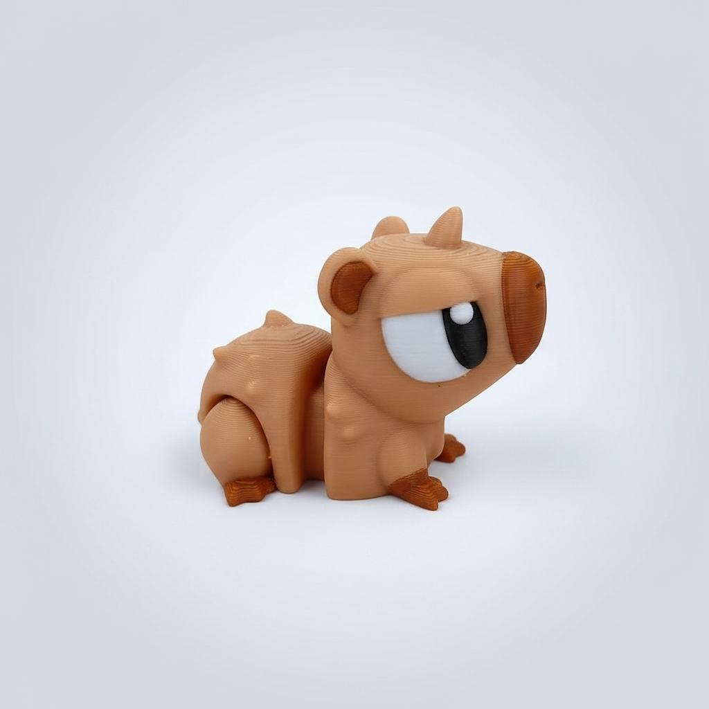 Capybara Articulada Eco-Friendly Premium | Figura Coleccionable Biodegradable | Ziggys