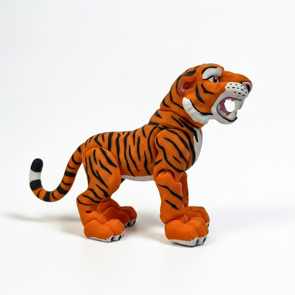 Tigre Articulado Realista Ziggys
