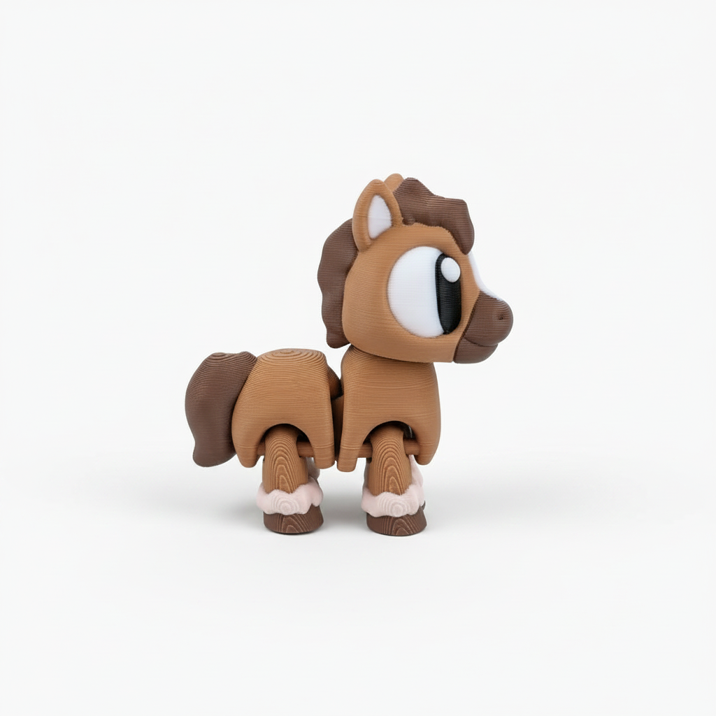 Caballo Articulado Eco-Friendly Premium | Figura Coleccionable Biodegradable | Ziggys