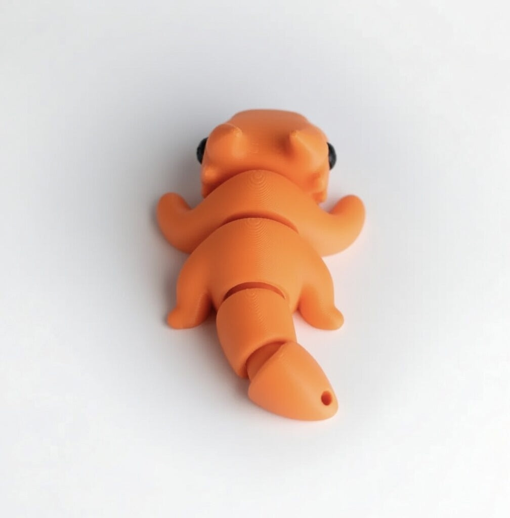 Dragón articulado eco-friendly impreso en 3D | figura coleccionable biodegradable