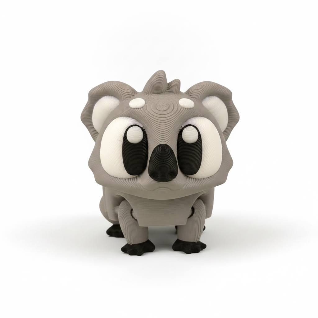 Koala articulado eco-friendly premium Ziggys — figura coleccionable biodegradable