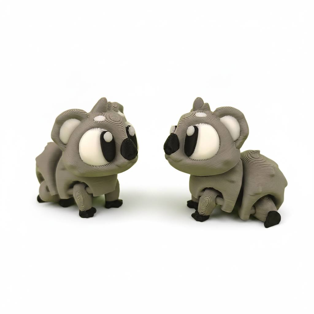 Koala articulado eco-friendly premium Ziggys — figura coleccionable biodegradable