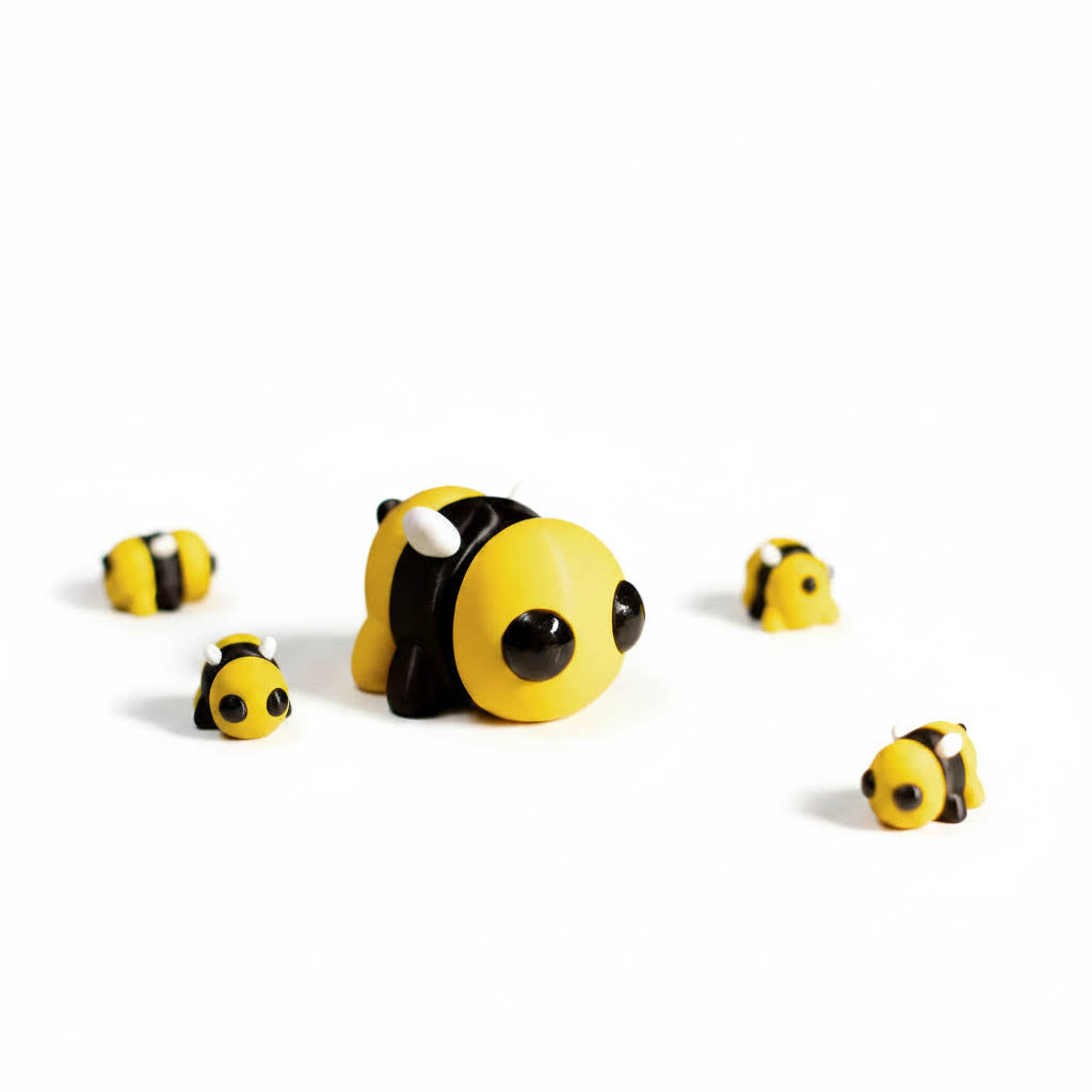 Abeja Articulada Eco-Friendly | Figura Biodegradable Coleccionable | Ziggys
