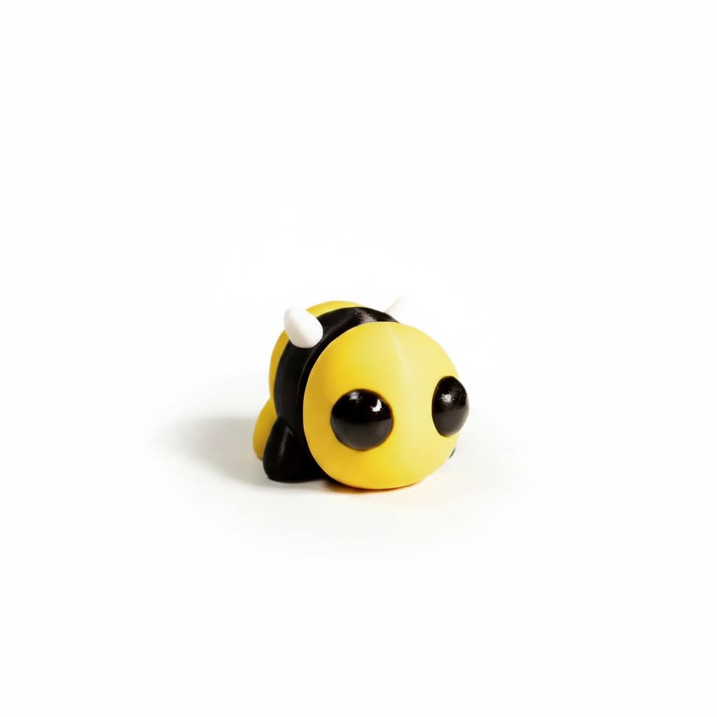 Abeja Articulada Eco-Friendly | Figura Biodegradable Coleccionable | Ziggys
