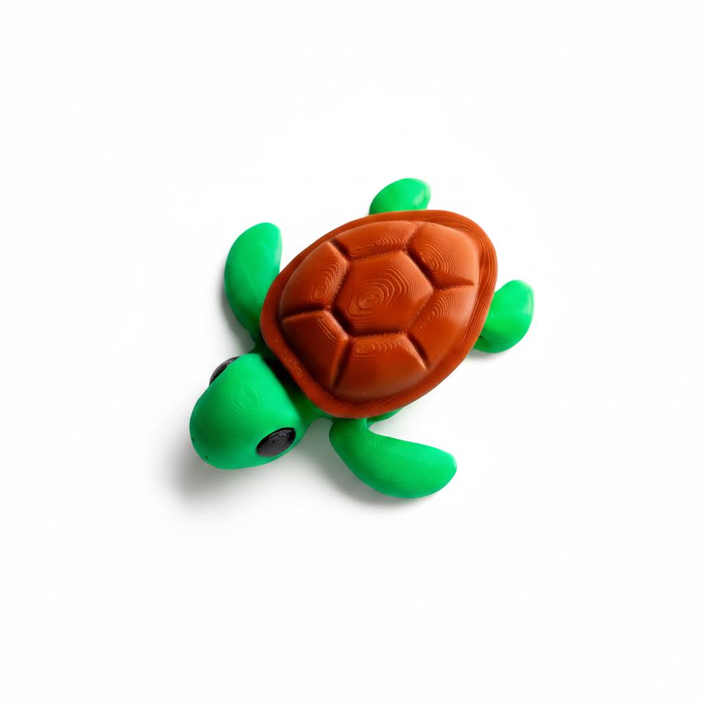 Tortuga Articulada Eco-Friendly | Figura Biodegradable Coleccionable | Ziggys
