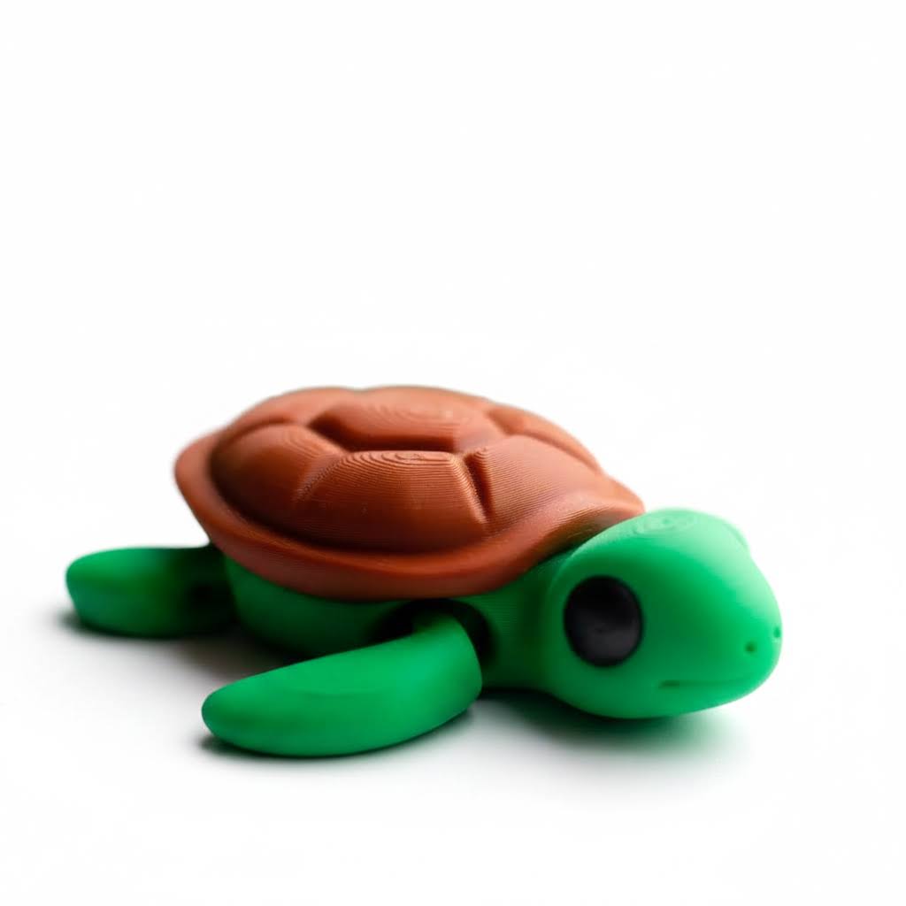 Tortuga Articulada Eco-Friendly | Figura Biodegradable Coleccionable | Ziggys
