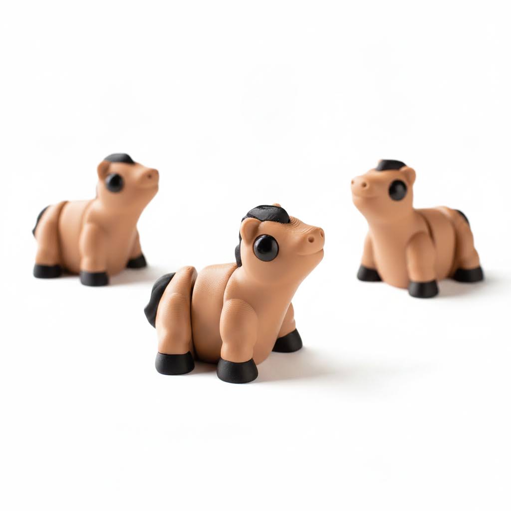 Caballo Articulado Eco-Friendly | Figura Biodegradable Coleccionable | Ziggys
