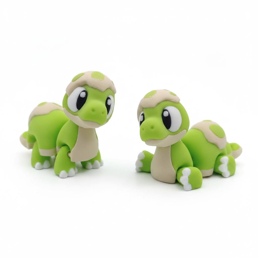 Dino Baby Articulado Eco-Friendly Premium | Figura Coleccionable Biodegradable | Ziggys