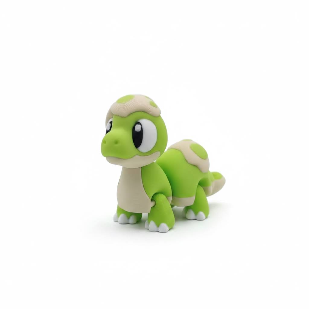 Dino Baby Articulado Eco-Friendly Premium | Figura Coleccionable Biodegradable | Ziggys