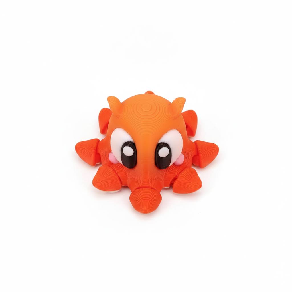 Pulpo Articulado Eco-Friendly | Figura Biodegradable Coleccionable | Ziggys